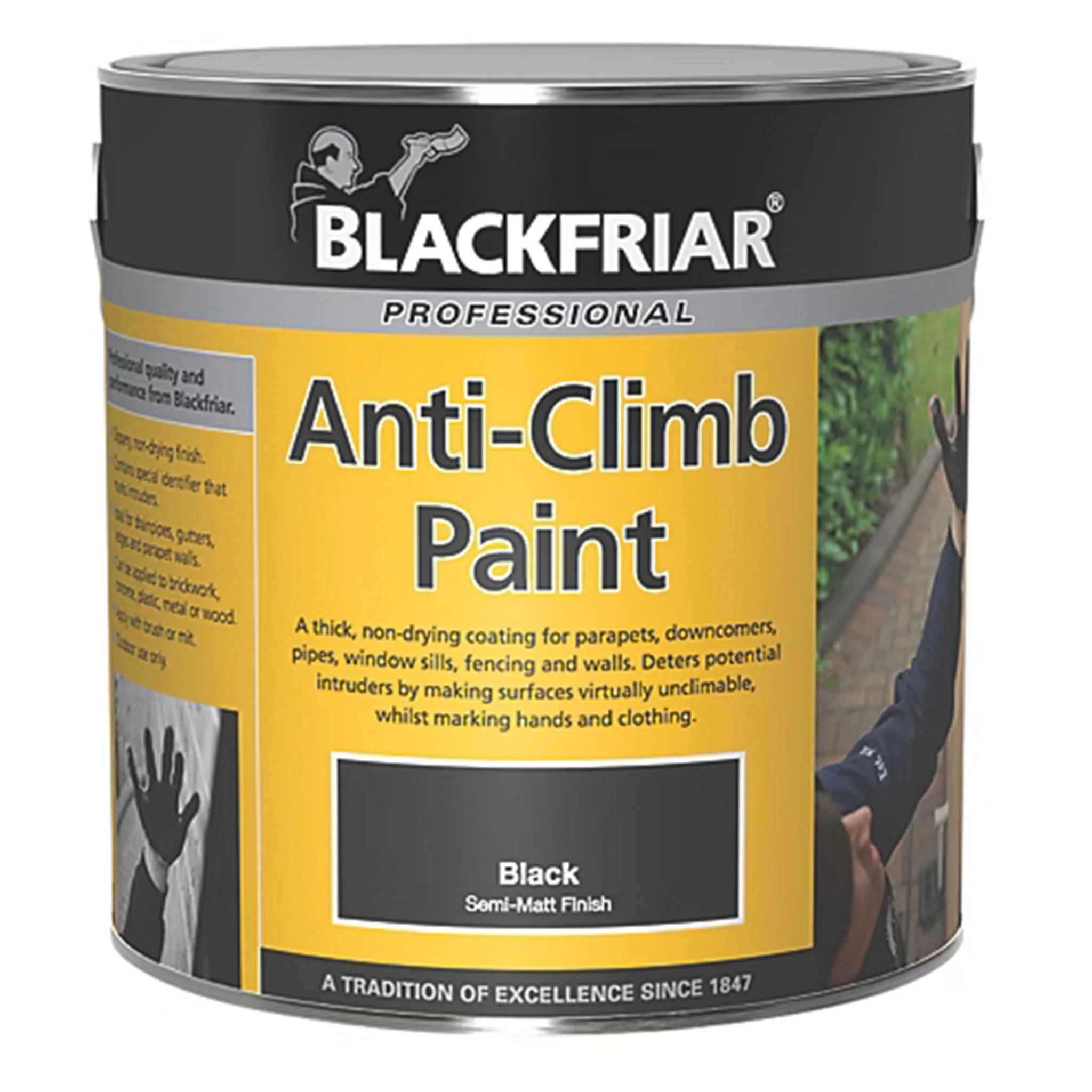 Blackfriar Anti Climb Paint - Black - Image 3