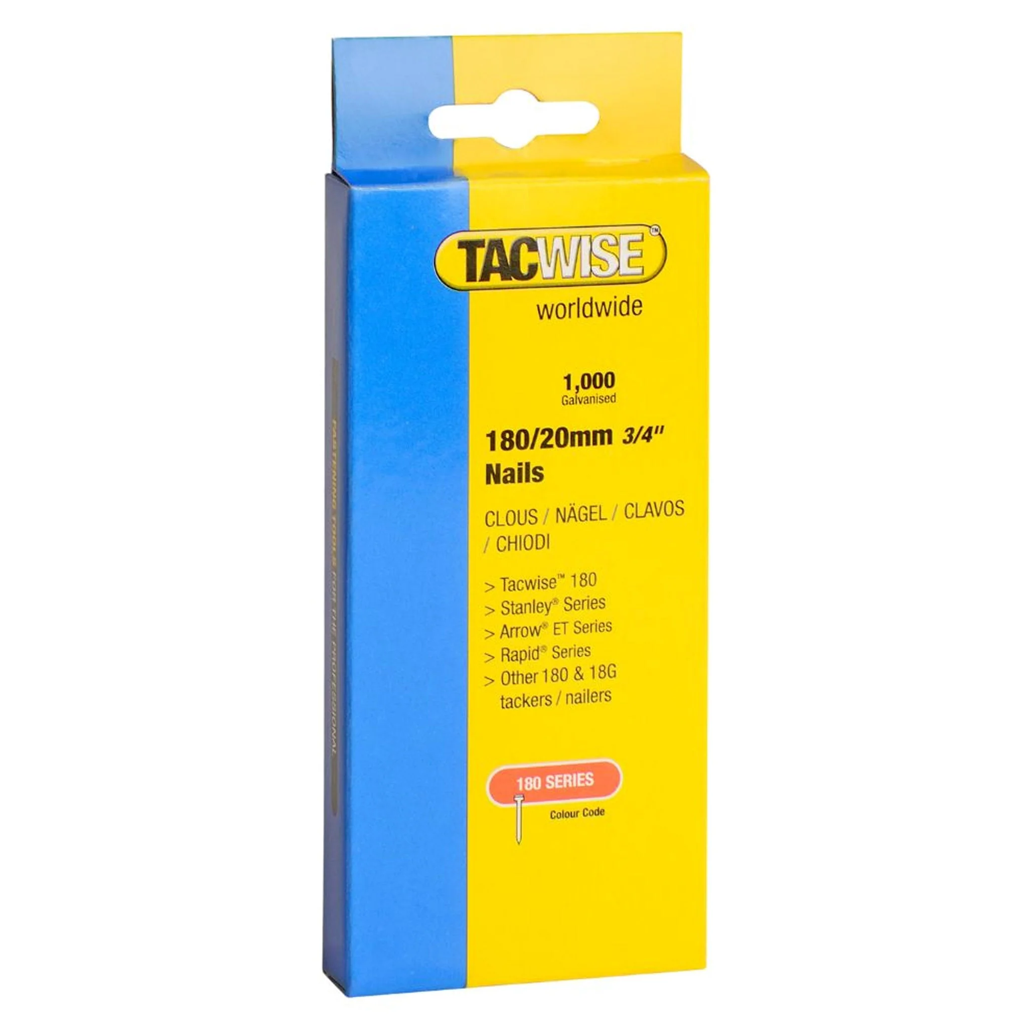 Tacwise Type 180 Collated Brad Nails 18G 20mm - 50mm - Image 3